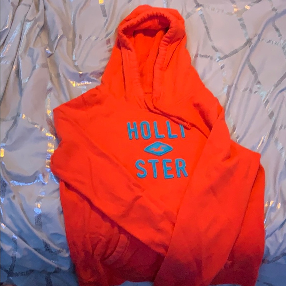 Orange Hollister jacket